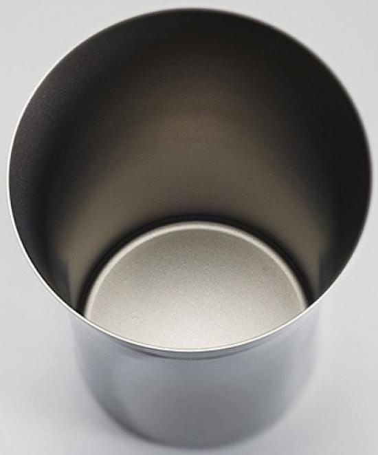 Pahar mare Yokoyama Tsubame Takumi, 400 ml, din oțel inoxidabil, fabricat în Tsubame, prefectura Niigata, orașul AB-223.