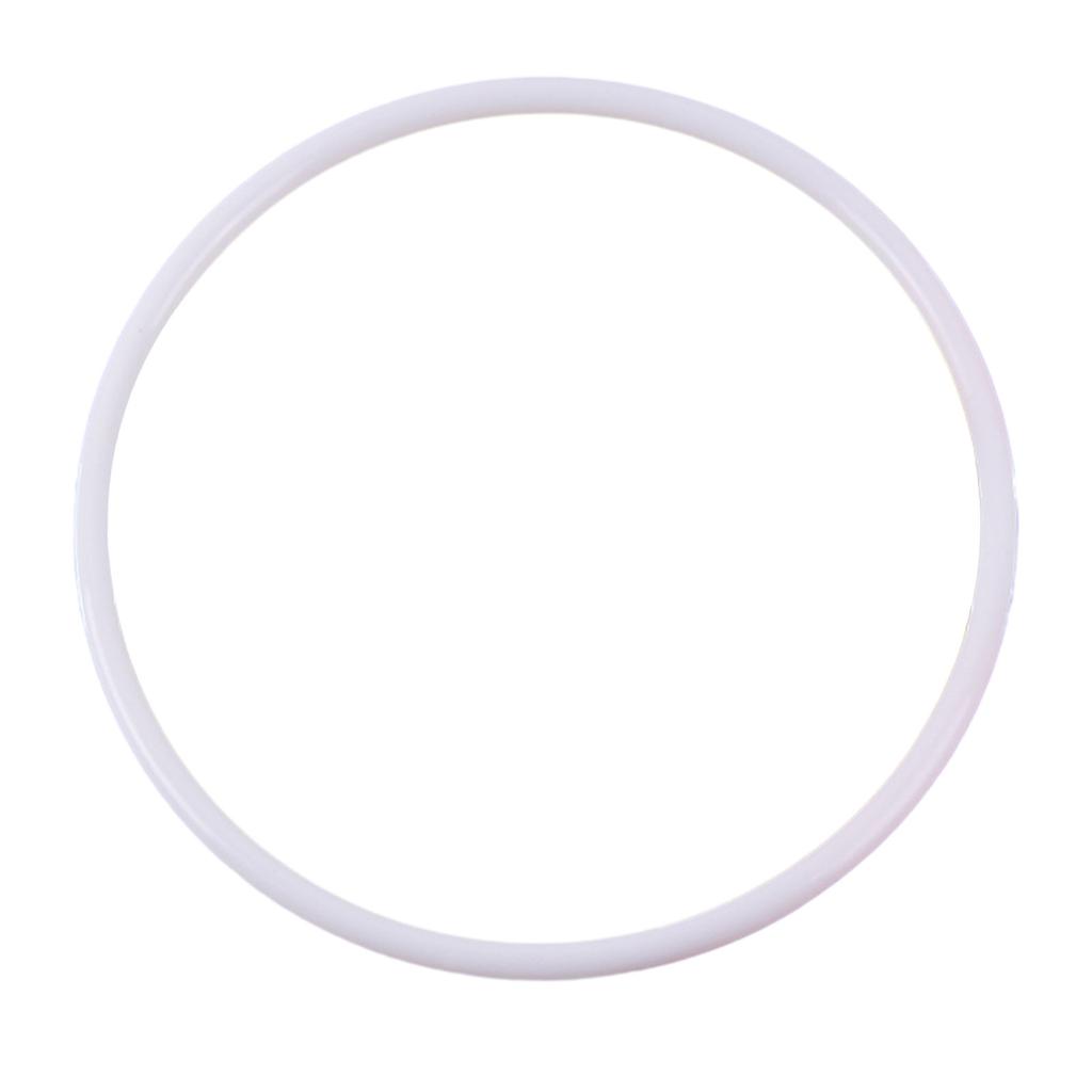 DIY Crafting Hoops Plastic Material White Hoop for Home Weeding Jewelry DIY Crafts 50mm-350mm