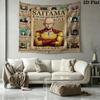 Onepunch Man Wall Tapestry Aesthetic Wall Hanging Printed Fabric Blanket Decorative Tapestries For Bedroom Living Room Home Decor
