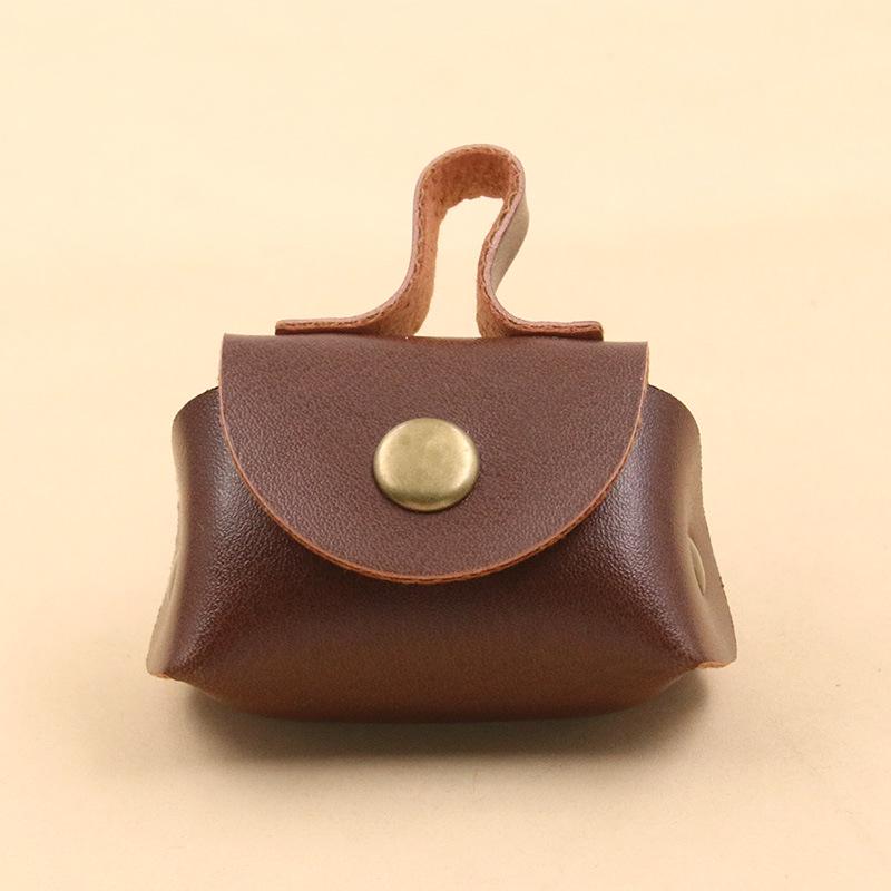 Retro Style PU Leather Necklace Coin Purse - 16 Color Choices, Trendy Accessory