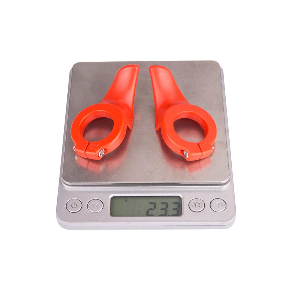 1Pair Bicycle Deputy Handle Plastic Anti-slip Bike Secondary Rest Handlebar Lightweight Handlebars With Lock Ring Kit