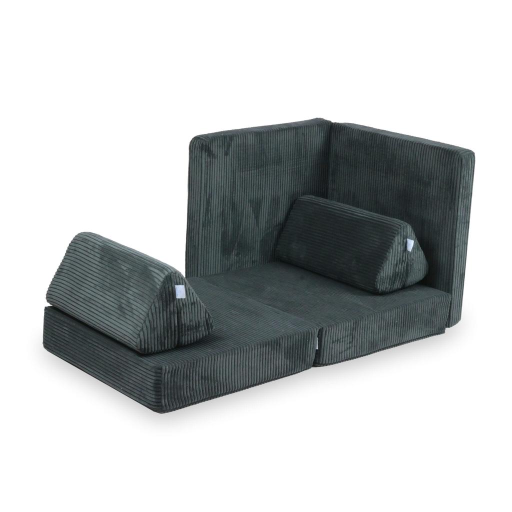 Montessori Comfort Mini Play Sofa Corduroy Graphite
