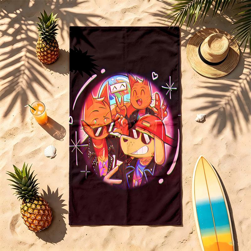 Perro Hombre Desatado (5) Toalla de Playa Temática Resistente a la Arena Suave Y Cómoda Adecuada Para la Piscina Camping Yoga Y Buceo Un Viaje