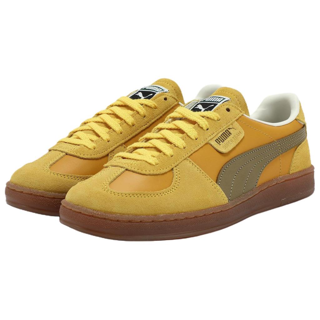 Puma Super Team Summer Retro Minimalist Comfortable Low-Top Skate Shoes Unisex Sneakers Yellow 402252-02
