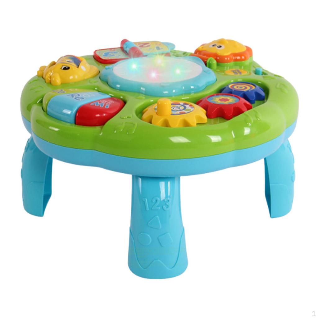Activity Table Educational Toy Early Learning Play Center for Kids Infant 1 2 3 4 Year Old