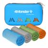 4Monster Sports Cooling Bath Compact Storage Box Swimming 4 Colors Towels, Towels, 4-Piece Set, Towels, Quick-Drying, Absorbent, Quick-Drying, Gym,