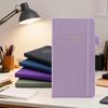 2026 Pocket Planner with Elastic Strap Pen Loop Ribbon Bookmark Weekly Monthly Academic Planner 12 Months Schedule Management Hardcover Notebook