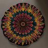 10 Inch Wind Spinner Artistic Hanging Decor with 360 Rotating Hook for Balcony Garden Spring Summer Outdoor Decoration Creative Gift Idea