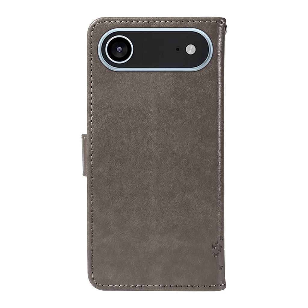 For iPhone 17 Air Phone Case with Stand Cat Tree Pattern Leather Wallet Mobile Cover