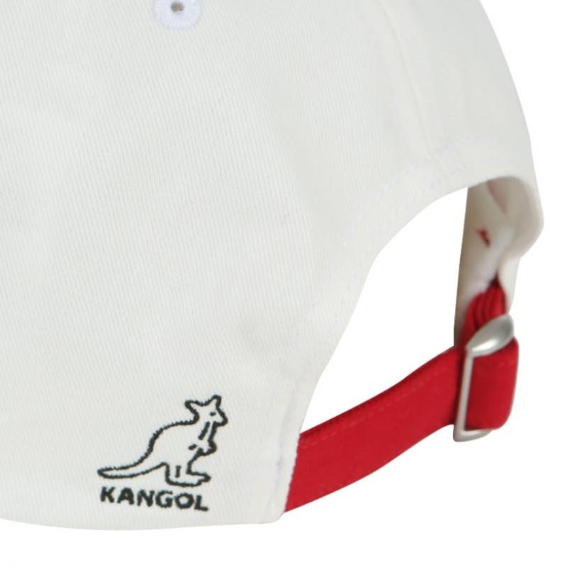 KANGOL Two Tone Word Ball Cap Red 4580
