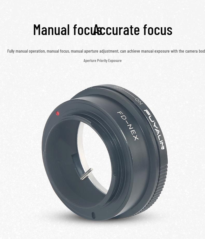Canon FD/FL To Sony E-Mount NEX A7 Lens Adapter Ring