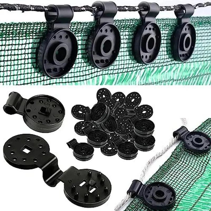 100-200Sheet Sunshade Net Fixed Clip Wind and Rain Resistant Locking Ring Durable and sturdy outdoor sunshade accessory