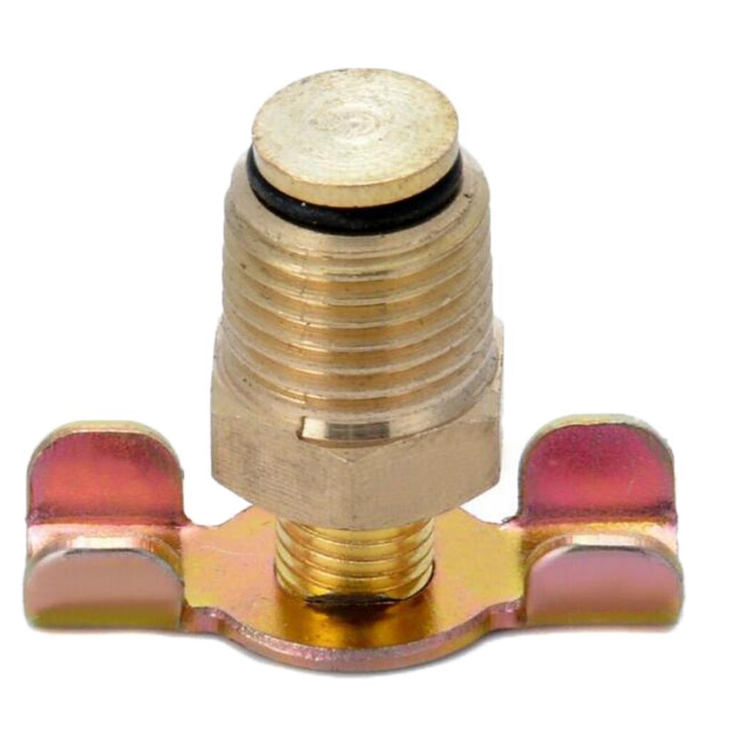1/4 '' 'NPT Brass Air Compressor Tank Drain Valve Tube Spare Parts Gold