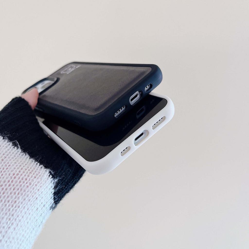 Happy Bear Skórzane Etui Dla Iphone Xr Xsmax X 13 12 11 Promax 14 Pro Max Miękkie Silikonowe Słodkie Kreskówkowe Etui na Telefon Shell