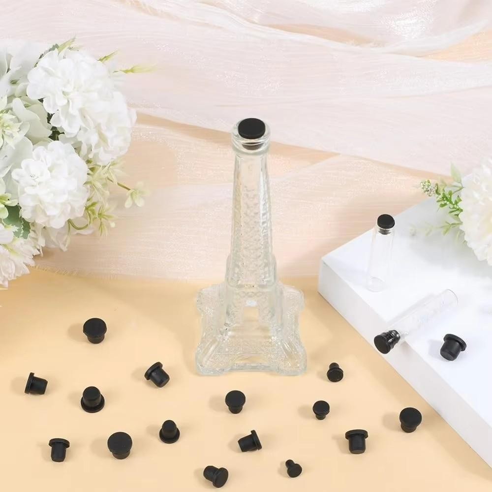 50PCS Waterproof Rubber Hole Plug 5 Sizes Waterproof Hole Plug  For Metal Tube Furniture End Caps