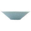 TOKI1919 MINOYAKI Turkish Glazed Japanese Cuisine Traditional Shinogi Carving Deep Mino 19 x 6 Suitable for Japanese and Ryokan Microwave and