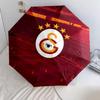Galatasaray SK Pattern, Automatic Folding Umbrella, Portable and Foldable Design, 8 Ribs, a Christmas or Birthday Gift.