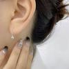 Simple Bead Wavy Earlines Small Short Earrings Temperament Chain Earrings New Style