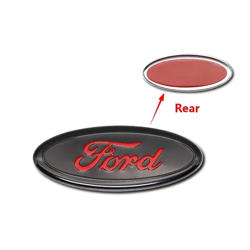 Neuer 2026 Autoaufkleber Ford Neu 2025 Heiß 58x22MM Auto Lenkrad Mittel Emblem Logo Aufkleber Für Ford S MAX Ranger Focus Fiesta