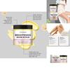 Oceaura Gentle Body Scrub For Smooth Silky Skin Hydrating Exfoliating Formula 120g