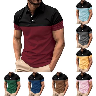 Men's Summer Leisure Culture Breathable Short Sleeved Shirt Top
