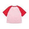 New MLB Raglan Sleeve T Shirt Women's Light Pink 3FTSV1343-43PKL