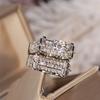 Sace Gems Set Creativo 1 Pezzo Anello in Lega di Rame Zircone Gioielli da Donna Promessa di Matrimonio Festa Regalo