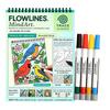 Easy Cartoon Coloring Book Educational Theme Drawing Art Book Fun Doodle Activity Book  For Adults