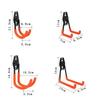 Bicycle Garage Heavy Storage Hook Warehouse Hardware Strong Load-Bearing Small/Medium Square Hook Tool Storage Wall Metal Hook