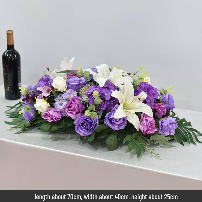Long Table Flower Arrangement for Events and Decor