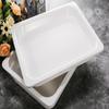 ZISIZ Melamine Rectangular Fast Food Tray