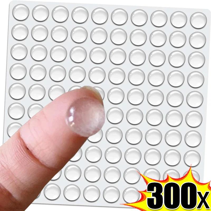 300/6 Stück Selbstklebende Transparente Türstopper Gummidämpfer Puffer Schrankpuffer Silikonmöbelpunkte Kissen Schutzpolster