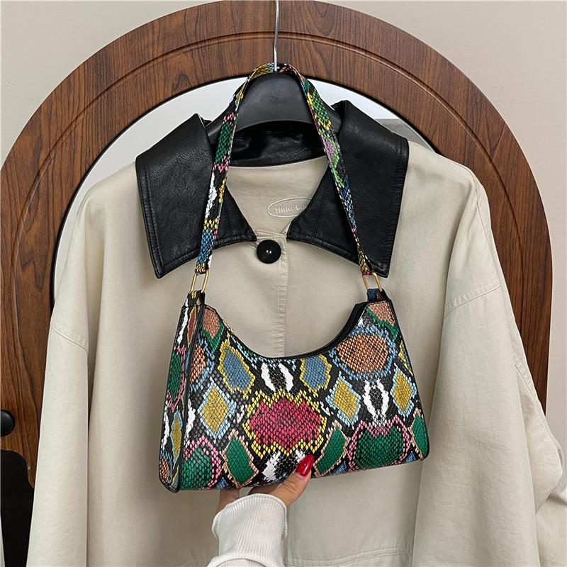 Ethnic style color personalized bag women's 2025 new trendy fashion niche design crossbody casual portable small square bag