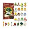Unique Holiday Gift Emotional Support Advent Calendar, 24 Day Countdown Box with Ritualistic Unboxing Experience Inspirational Quote Acrylic Pendants,