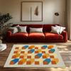 Modern Abstract Area Rug Non Slip Floor Mat Living Room Carpet Home Decor Indoor Rugs Geometric Design Floor Covering Unique Pat