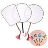 Hand Fan Elegant Graffiti Fans Art Painting Material Handmade Fan DIY Art Painted Fan DIY Blank Fan