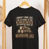Mushroom Logs Shirt, Mycology Fungi Lover Tee, Comfort Colors 1717
