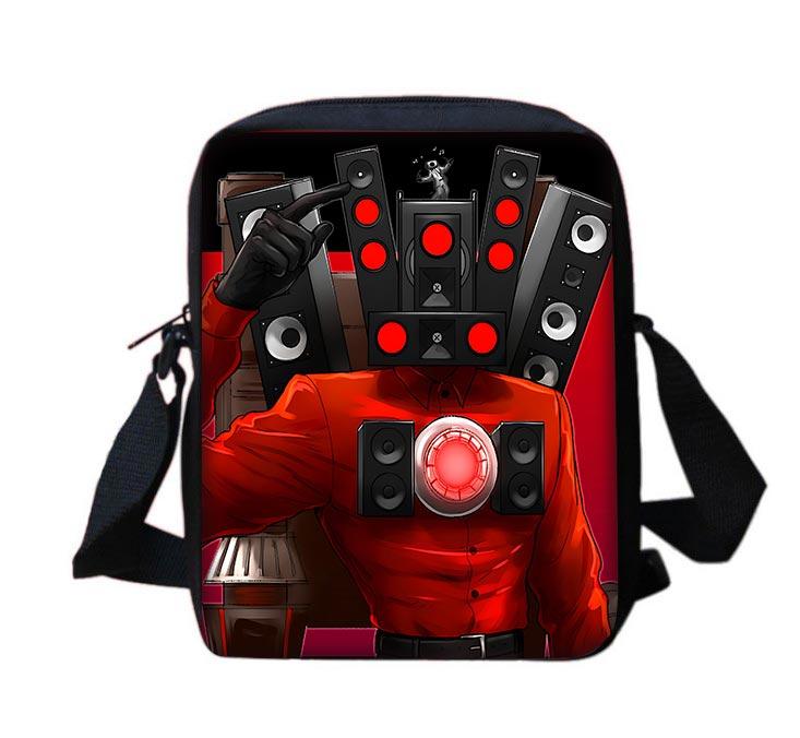 TITAN SPEAKER MAN Child School Backpack With Shoulder Bag Pencil Bags School Bags for Boys Girls Best Gift