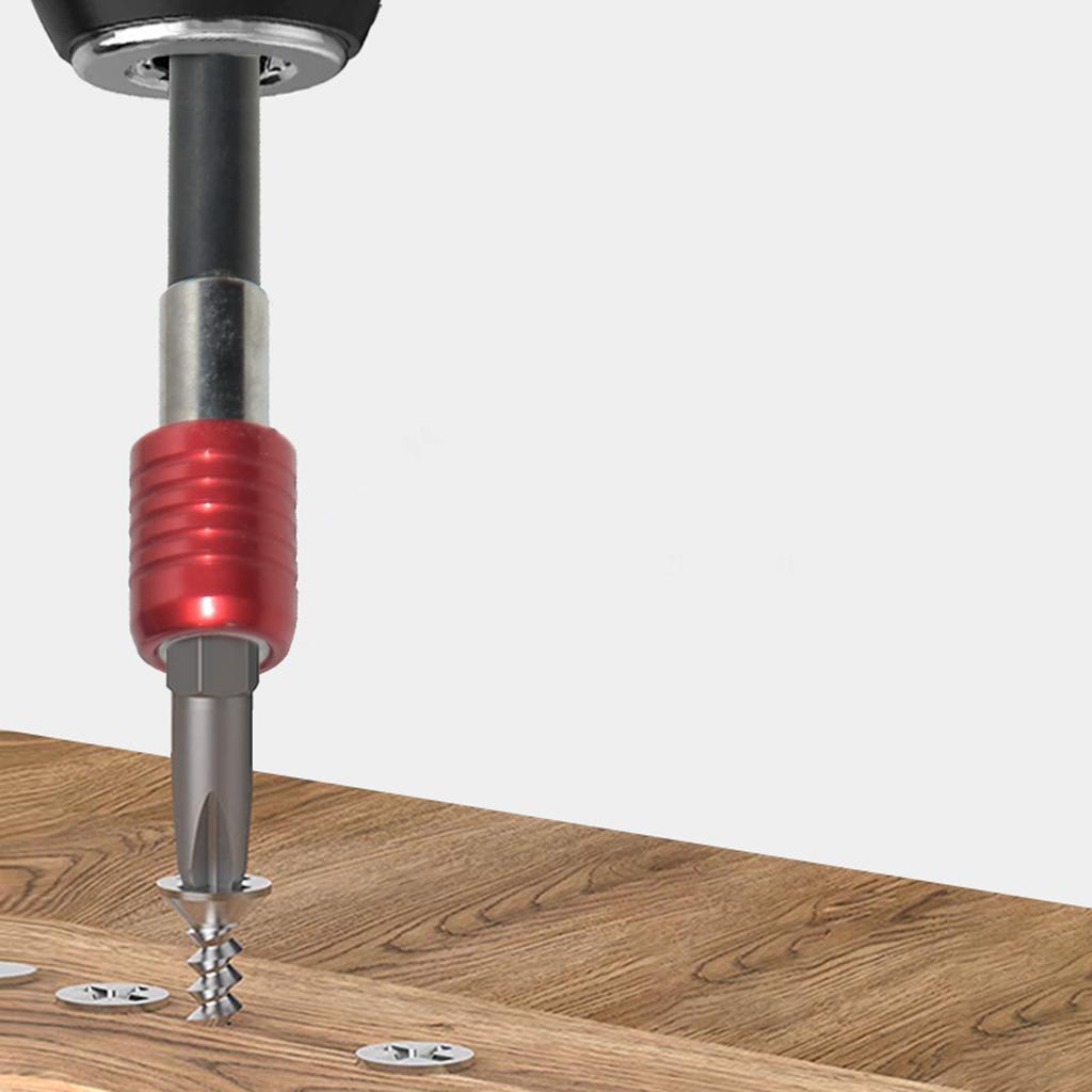 Hexagonal Shank Self Locking Extension Bit Drill Magnetic for Deep Hole Tasks Quick Bit Changes Furniture Assembly Tasks