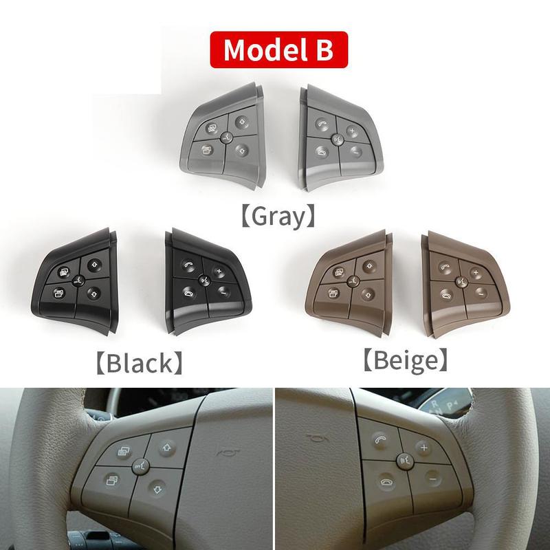 Car Multi-function Steering Wheel Switch Button Kit Control Key For Mercedes Benz W164 W245 W251 ML GL 400 450 2006-2009