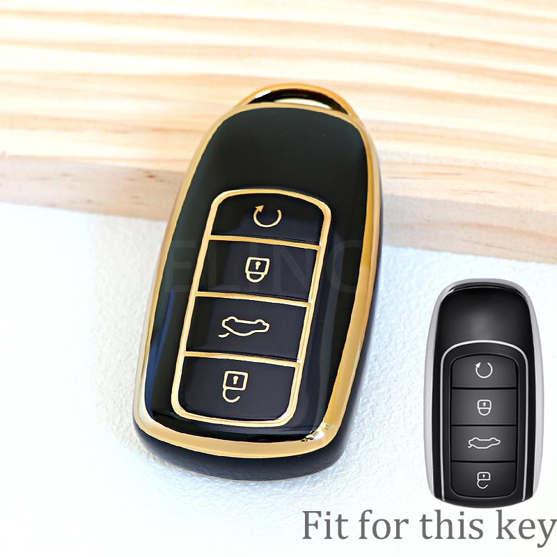 4 Buttons For Chery Omoda 5 C5 Tigo 7 8 Pro Max Tigo 7 8 Plus Arrizo 5 Plus Keychain Car Keys Accessories Holder Key Cover Case