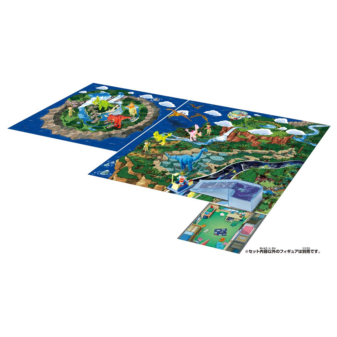 Ania [Doraemon the Movie: Nobita s New Dinosaur] Time Machine Travel New Dinosaur Island Play Map