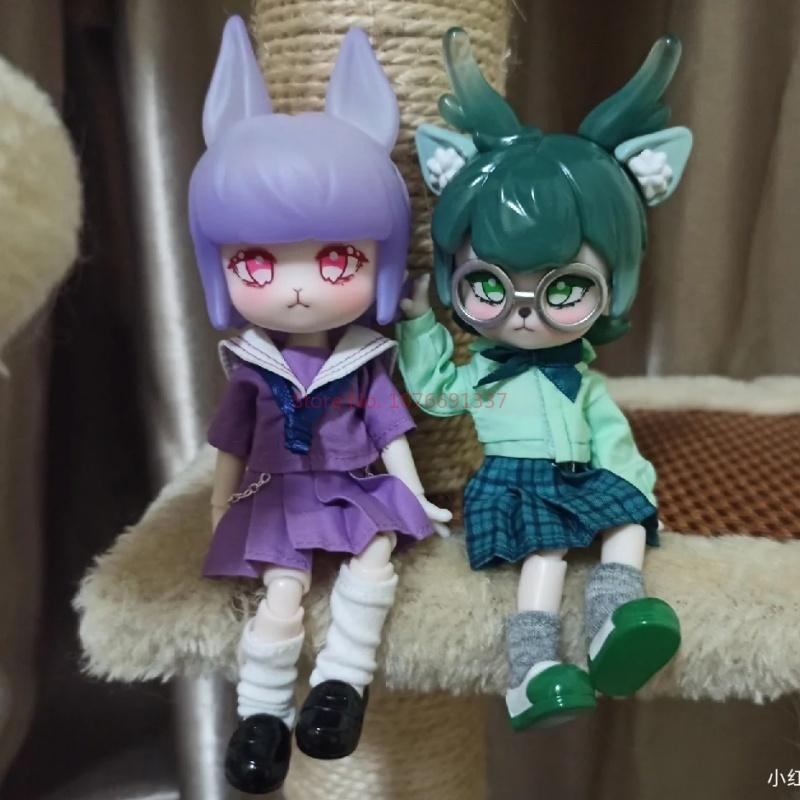 Hot Anime Penny Box  Toys School Haunting Series Action Figure Model Dolls Figurines 1/12 Bjd Cute Desktop Ornament Gift