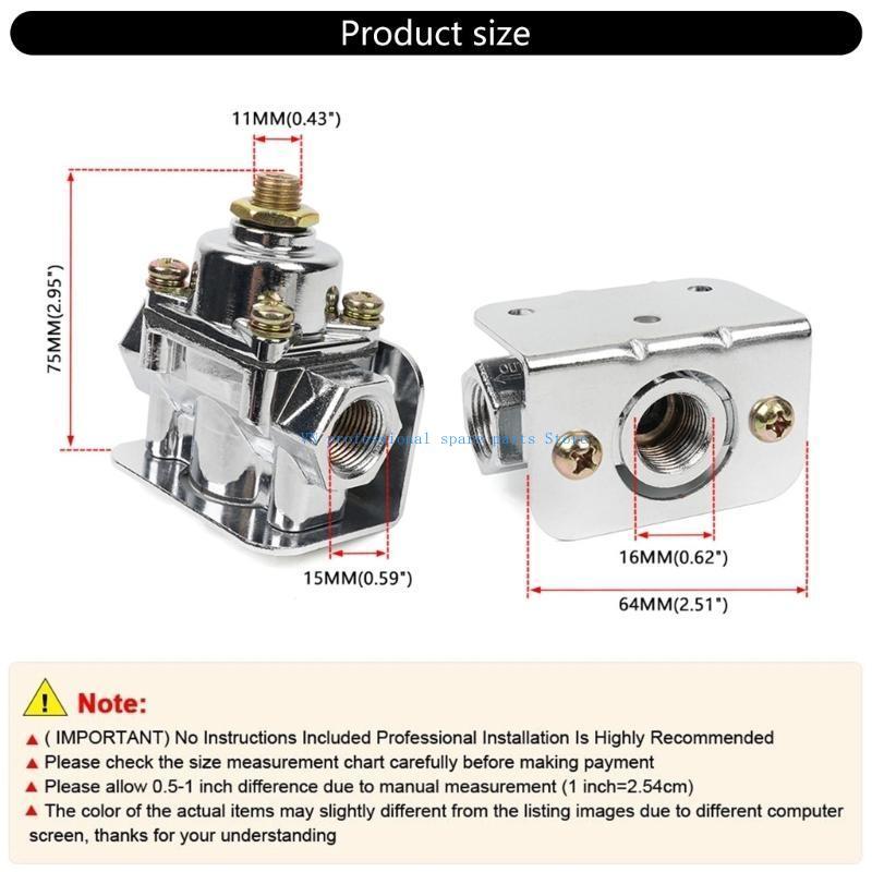 41XA Pressure Regulator Carburetor Parts 1-4PSI 12-804 4.5-9PSI 12-803 3/8inch Connection Ports