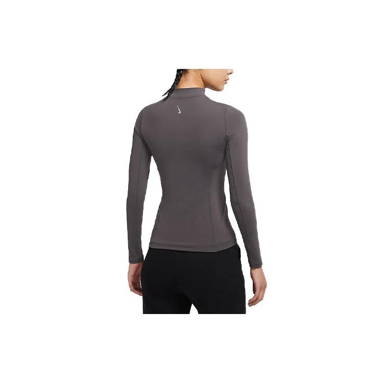 Nike Jackets Women's Gray Stand Collar Moderate Other (Unisex) Jackets DD5534 254