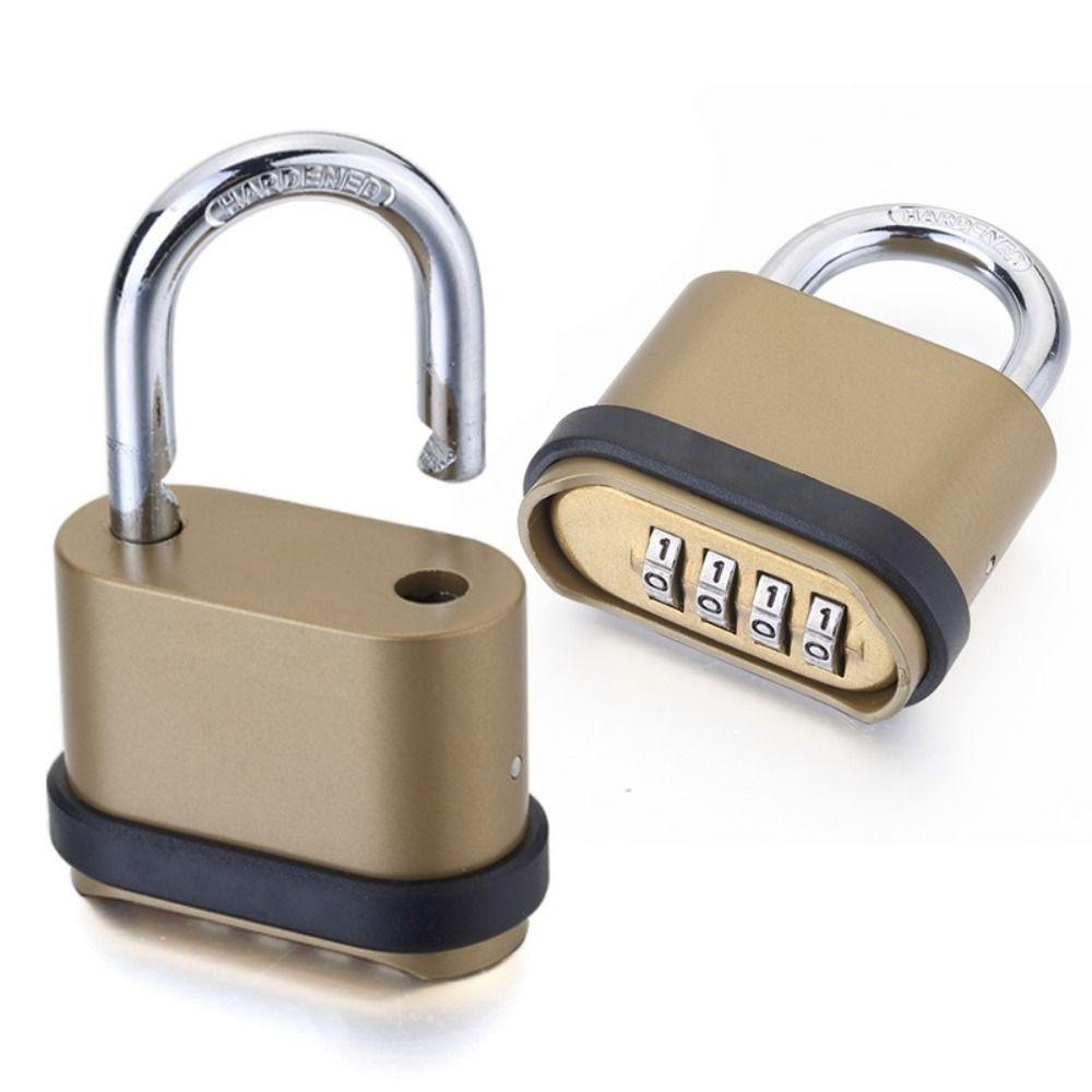 Zinc Alloy Combination Padlock Rustproof Padlock Hardware No Key Code Lock  Indoor Outdoor Use