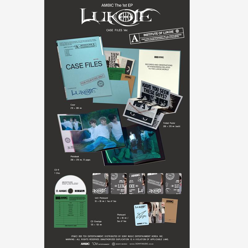 [Pre-order] AM8IC DEBUT Album LUKOIE - Case Files Ver