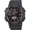 Casio Watch CaSio Collection [domeStic Genuine] Aq S810w 8ajh Men S Black Black Orange