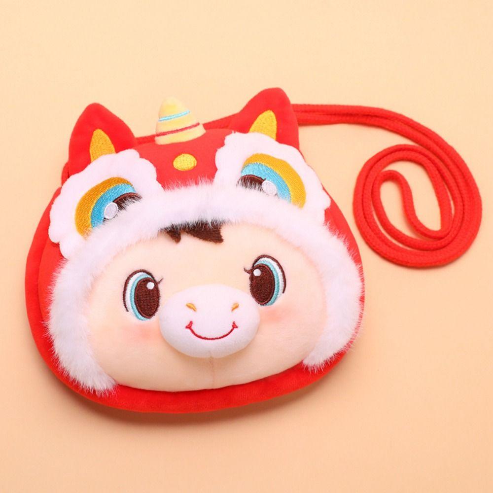 Red Packet Horse Year Money Bag Lucky Horse Lucky Horse Plush Bag  Chinese New Year