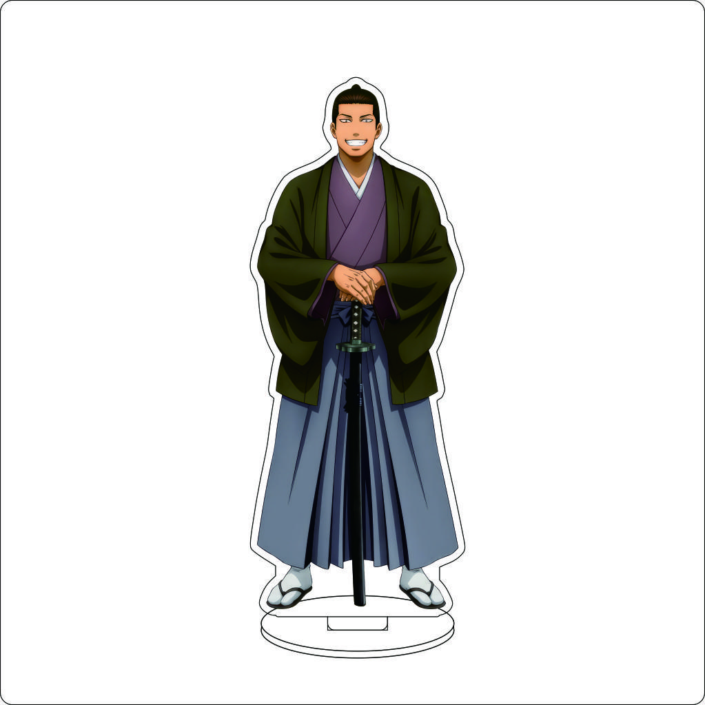 16CM Anime Gintama Cosplay Acrylic Stand Ornaments Kagura Kondou Isao Katsura Kotarou Sakata Gintoki Figure Stand Gifts